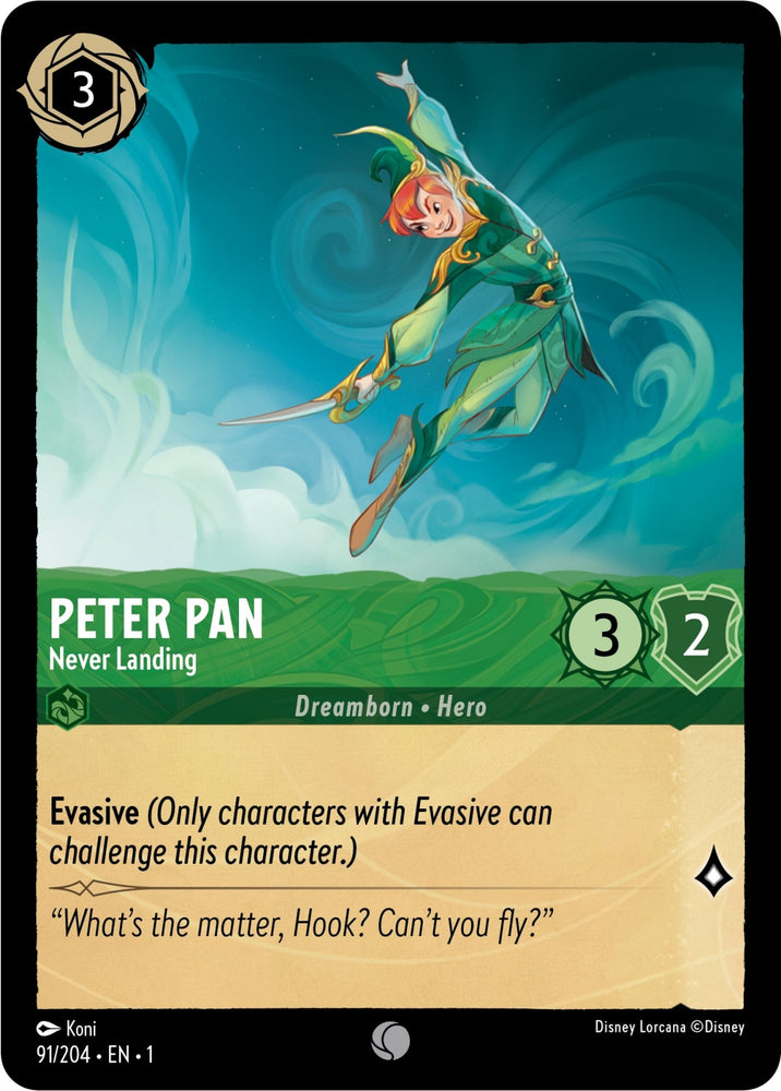 Image for Peter Pan - Never Landing (91/204) [The First Chapter]