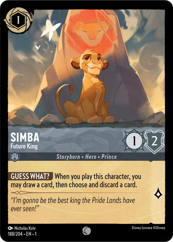 Image for Simba - Future King (188/204) - Disney Lorcana