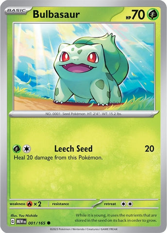 Image for Bulbasaur - 001/165 (001/165) (MEW)