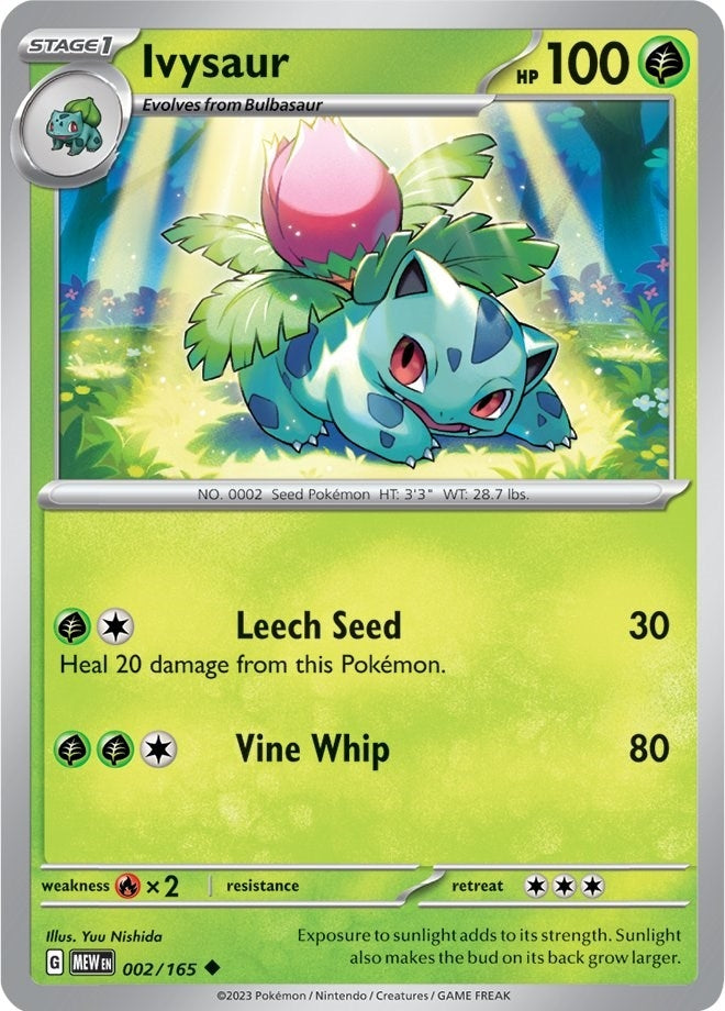 Image for Ivysaur - 002/165 (002/165) (MEW)