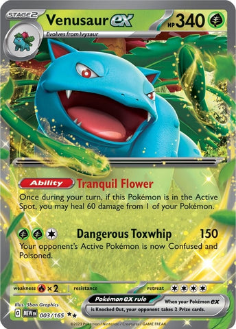 Image for Venusaur ex - 003/165 (003/165) (MEW)