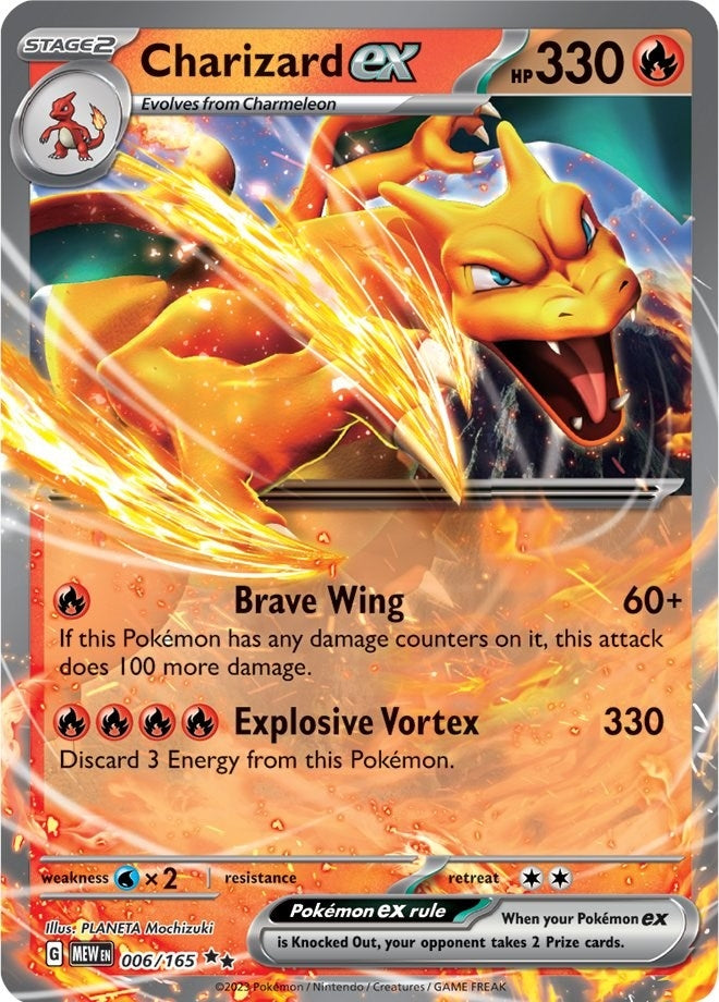 Image for Charizard ex - 006/165 (006/165) (MEW)