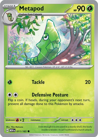 Image for Metapod (011/165) (MEW)