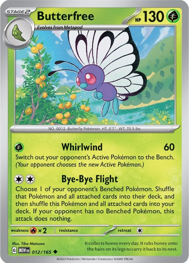 Image for Butterfree (012/165) (MEW)