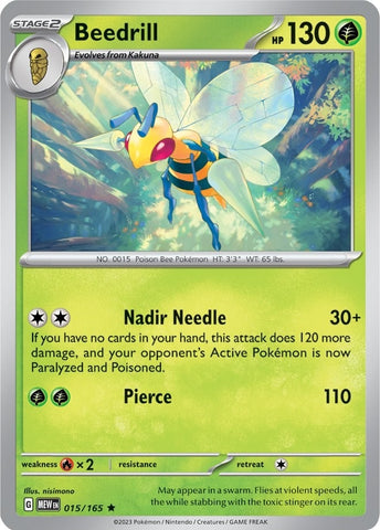 Image for Beedrill (015/165) (MEW)