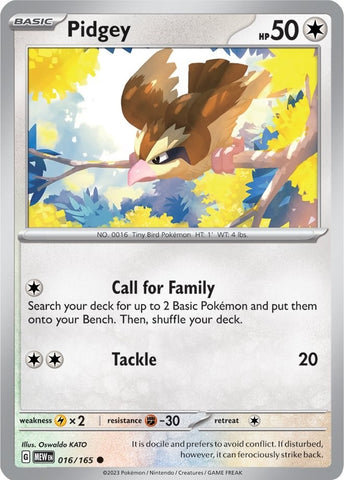 Image for Pidgey (016/165) (MEW)