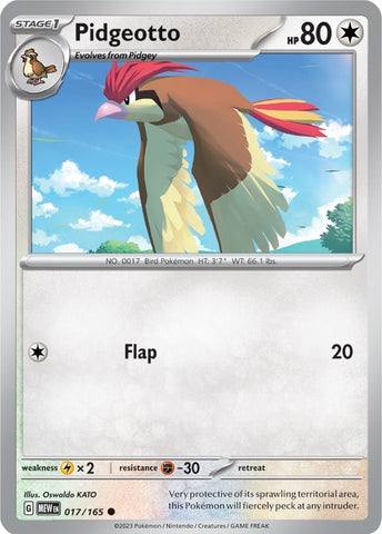 Image for Pidgeotto (017/165) (MEW)