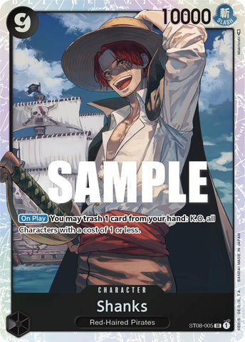 Image for Shanks (ST08-005) - One Piece Card Game