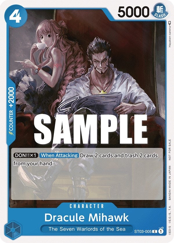 Dracule Mihawk (Tournament Pack Vol. 4) (ST03-005) (One Piece Promotion Cards)
