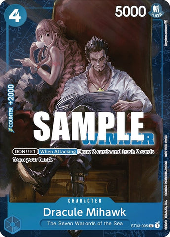 Dracule Mihawk (Winner Pack Vol. 4) (ST03-005) (One Piece Promotion Cards)