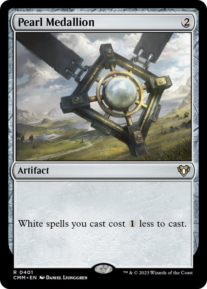 Image for Pearl Medallion (401) [Commander Masters]