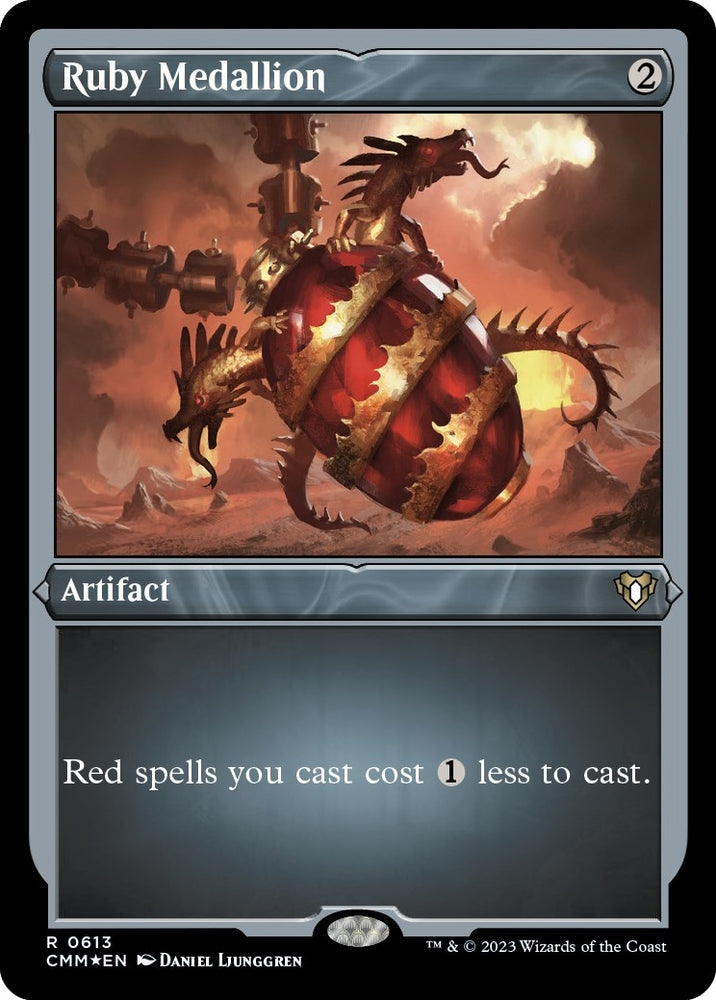 Image for Ruby Medallion (Foil Etched) (613) [Commander Masters]