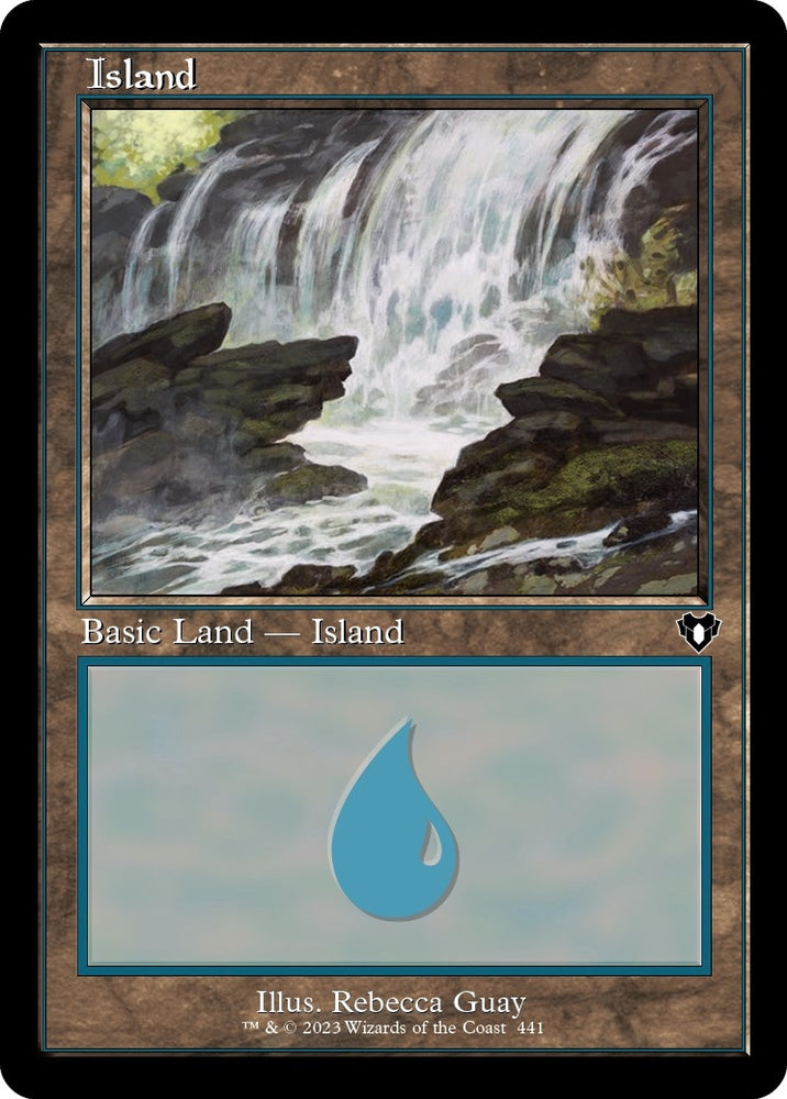 Image for Island (441) (Retro Frame) (441) [Commander Masters]