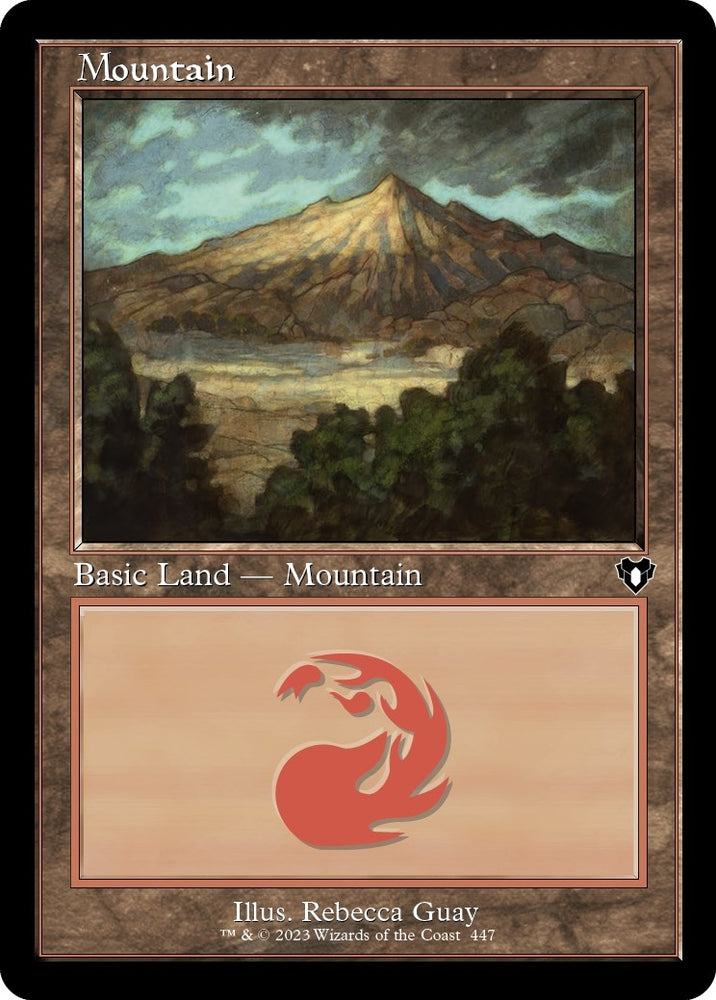 Image for Mountain (447) (Retro Frame) (447) [Commander Masters]