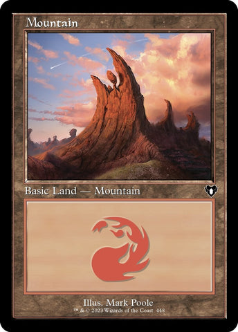 Image for Mountain (448) (Retro Frame) (448) [Commander Masters]
