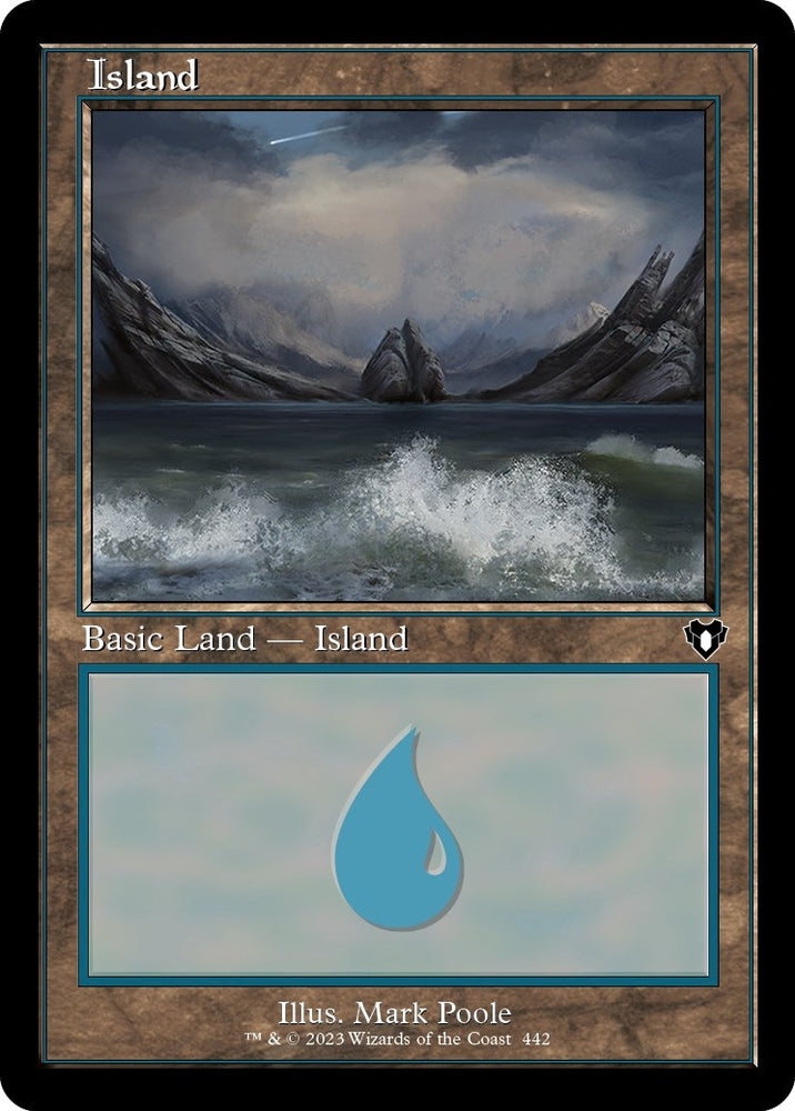 Image for Island (442) (Retro Frame) (442) [Commander Masters]