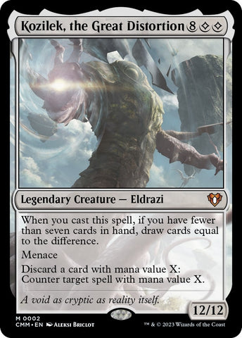 Image for Kozilek, the Great Distortion (2) [Commander Masters]