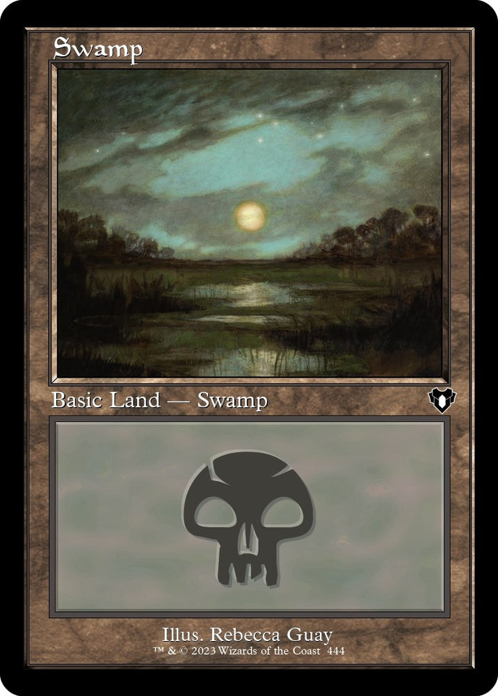 Image for Swamp (444) (Retro Frame) (444) [Commander Masters]