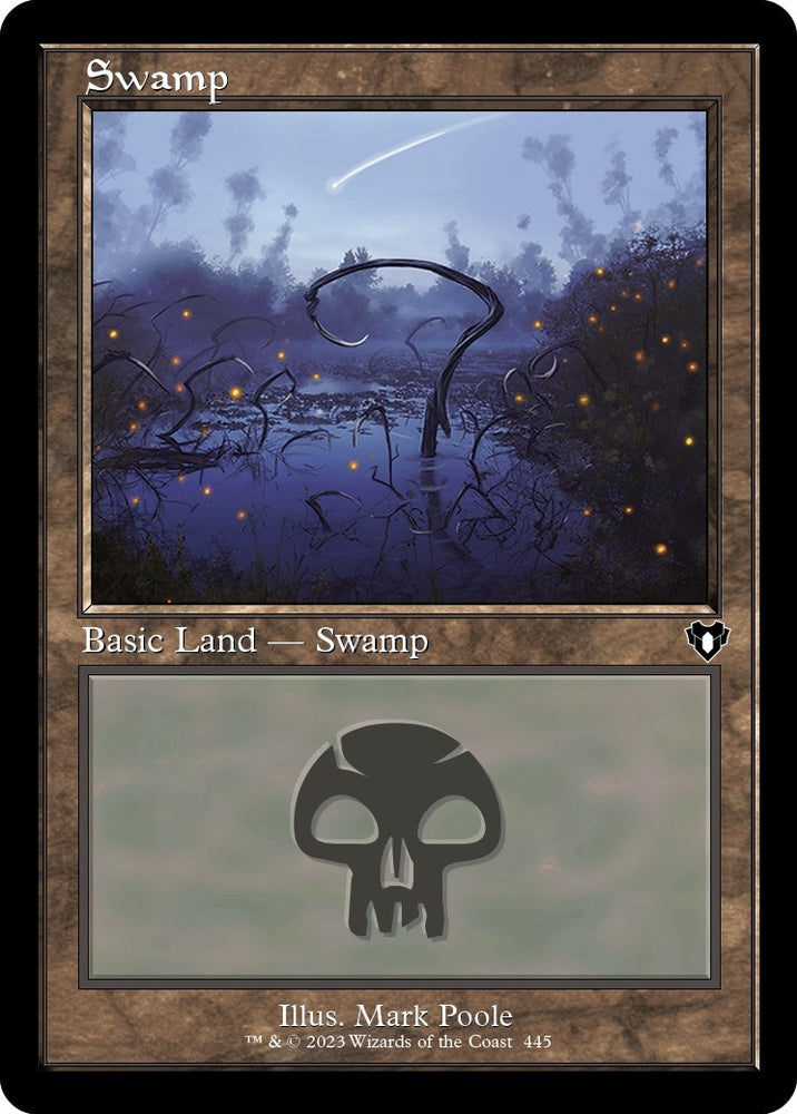 Image for Swamp (445) (Retro Frame) (445) [Commander Masters]