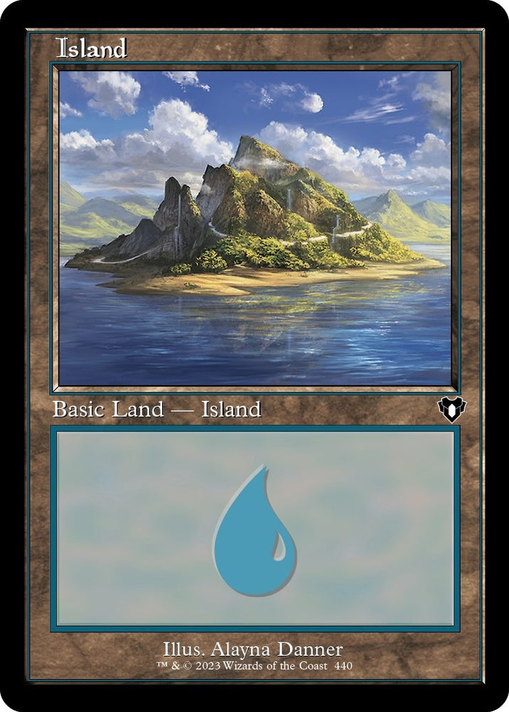 Image for Island (440) (Retro Frame) (440) [Commander Masters]