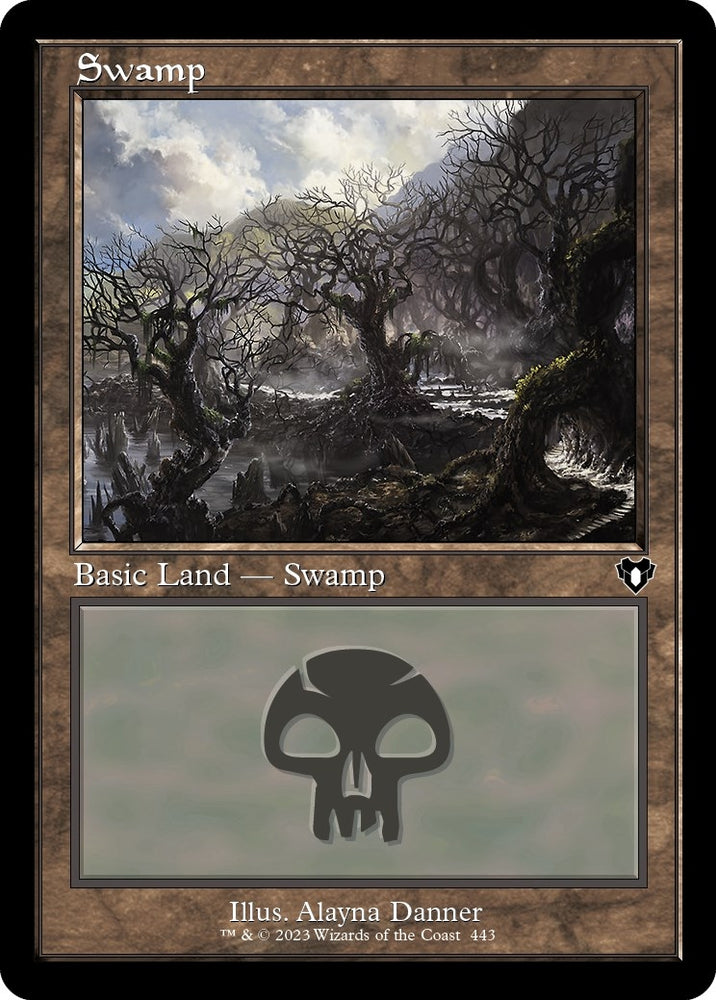Image for Swamp (443) (Retro Frame) (443) [Commander Masters]