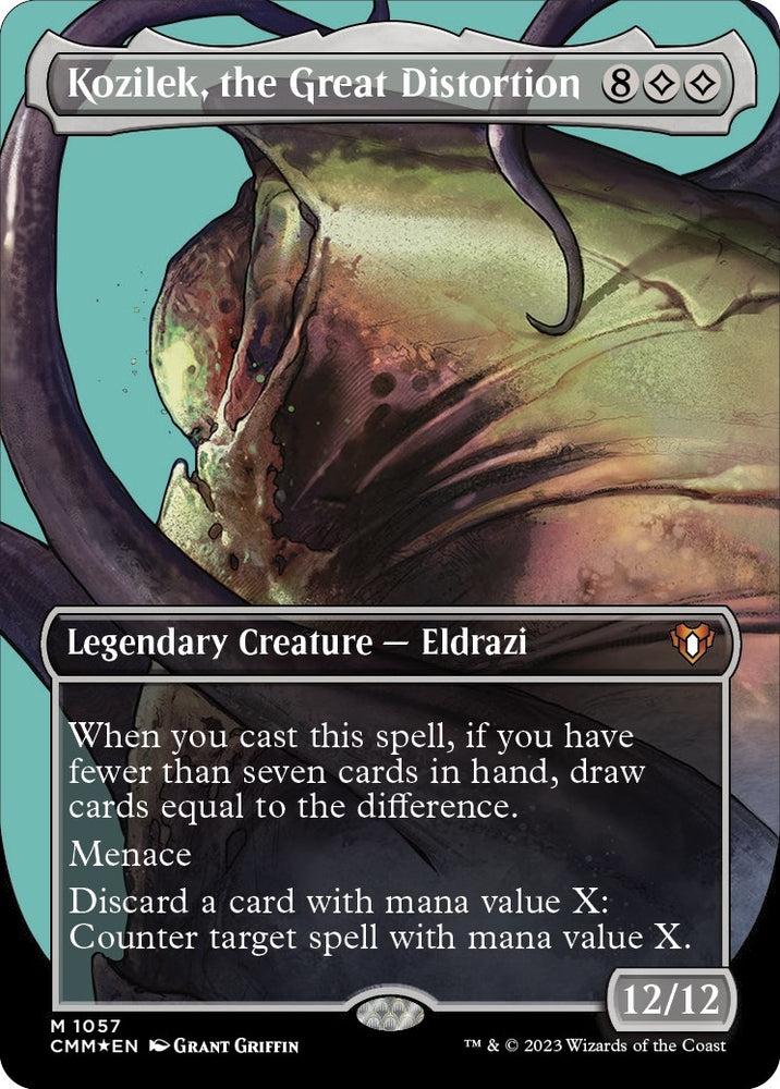 Image for Kozilek, the Great Distortion (Textured Foil) (1057) [Commander Masters]