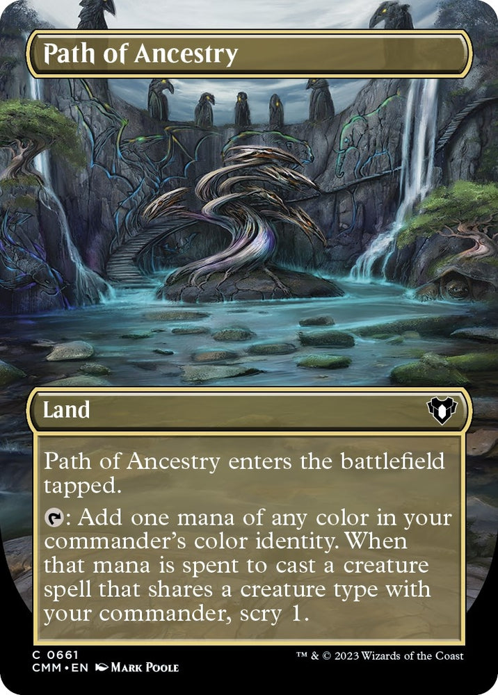 Image for Path of Ancestry (Borderless) (661) [Commander Masters]