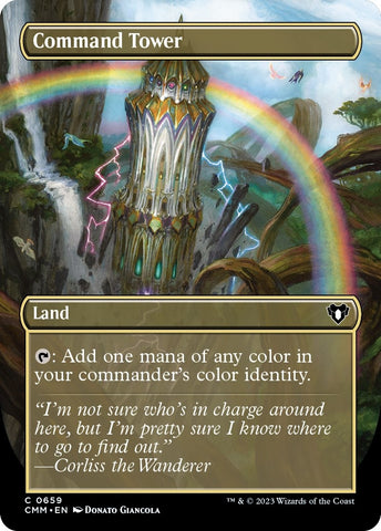Image for Command Tower (Borderless) (659) [Commander Masters]