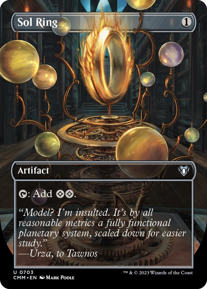 Image for Sol Ring (Borderless) (703) [Commander Masters]