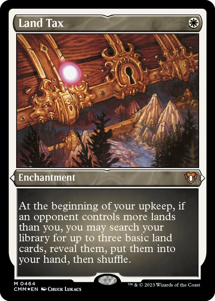 Image for Land Tax (Foil Etched) (464) [Commander Masters]