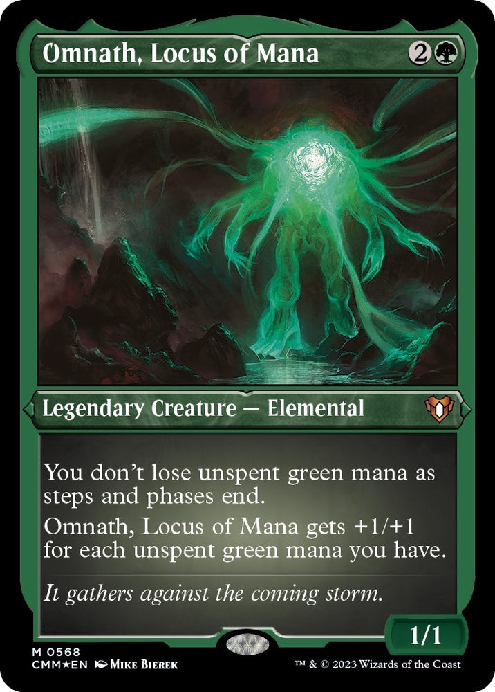 Image for Omnath, Locus of Mana (Foil Etched) (568) [Commander Masters]
