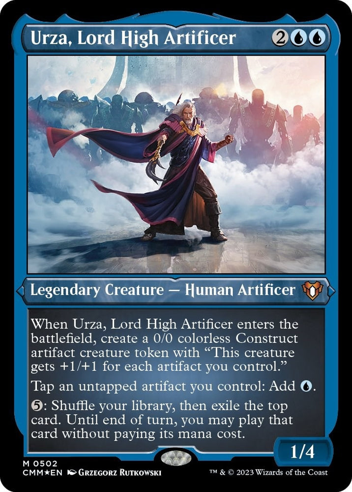 Image for Urza, Lord High Artificer (Foil Etched) (502) [Commander Masters]
