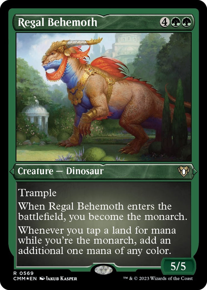 Image for Regal Behemoth (Foil Etched) (569) [Commander Masters]