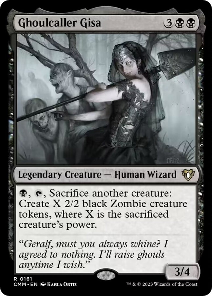 Image for Ghoulcaller Gisa (161) [Commander Masters]