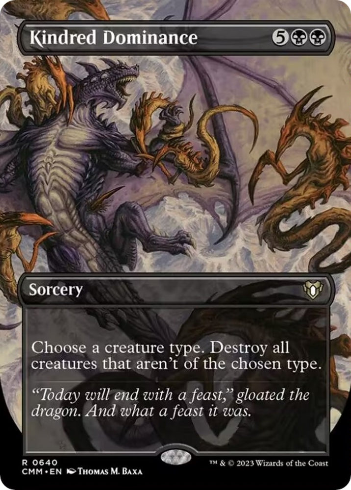 Image for Kindred Dominance (Borderless) (640) [Commander Masters]