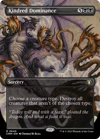 Image for Kindred Dominance (Borderless) (640) [Commander Masters]