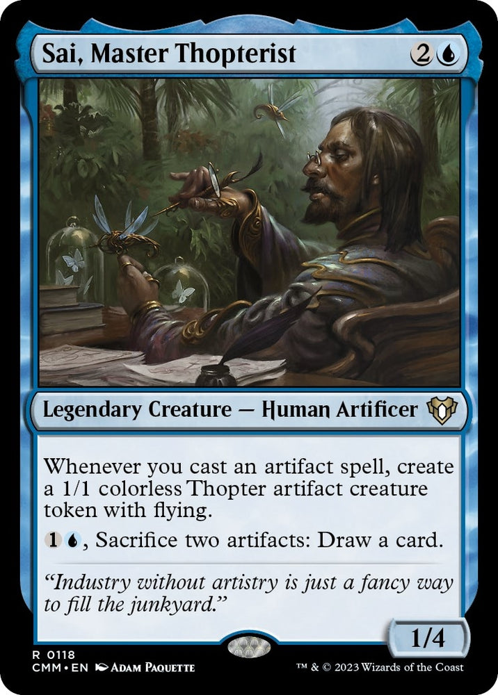 Image for Sai, Master Thopterist (118) [Commander Masters]