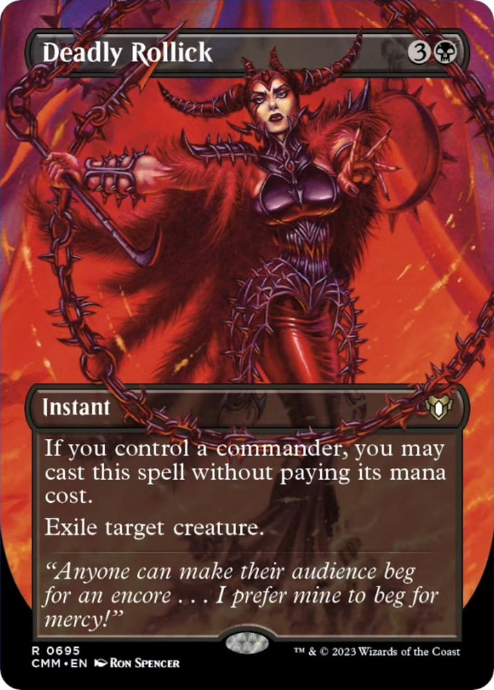 Image for Deadly Rollick (Borderless) (695) [Commander Masters]