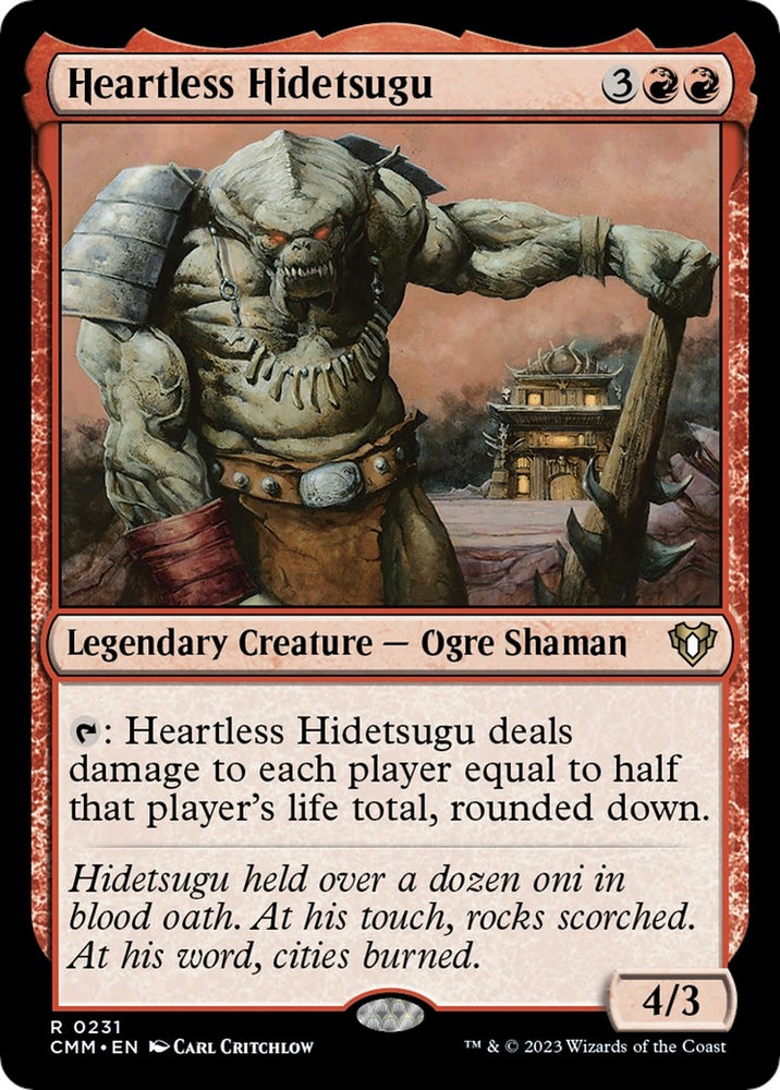 Image for Heartless Hidetsugu (231) [Commander Masters]