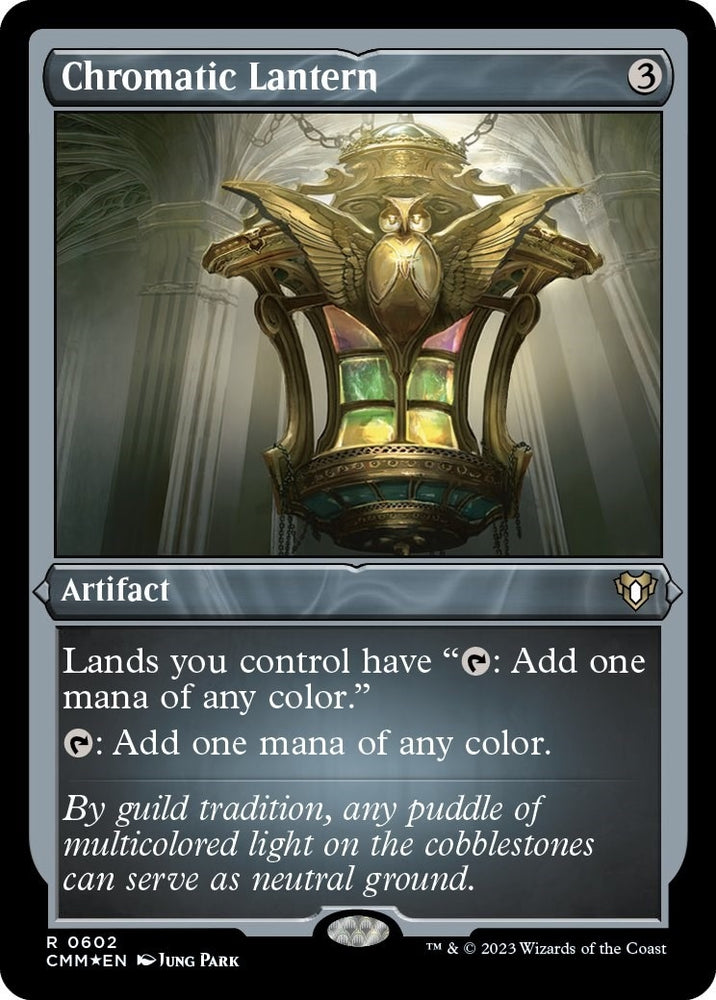 Image for Chromatic Lantern (Foil Etched) (602) [Commander Masters]