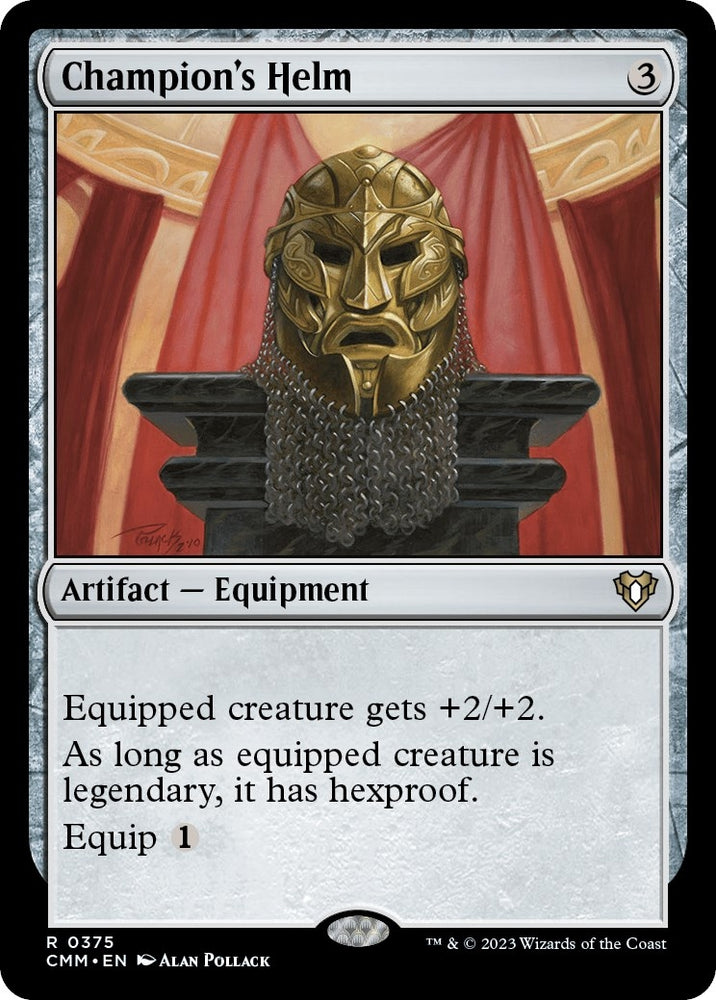 Image for Champion's Helm (375) [Commander Masters]