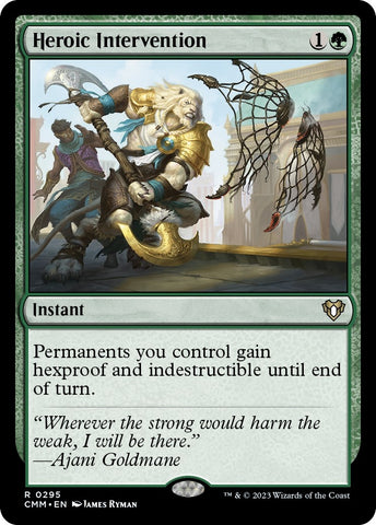 Image for Heroic Intervention (295) [Commander Masters]