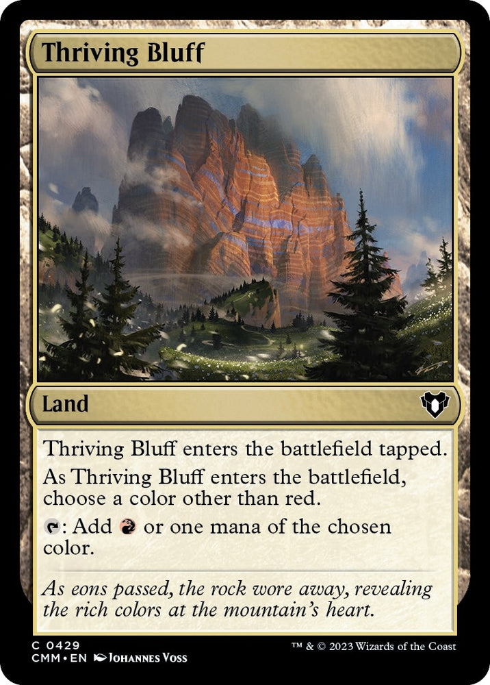 Image for Thriving Bluff (429) [Commander Masters]