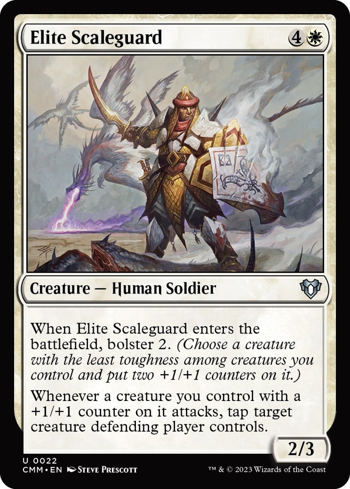 Image for Elite Scaleguard (22) [Commander Masters]
