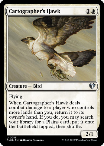 Image for Cartographer's Hawk (18) [Commander Masters]