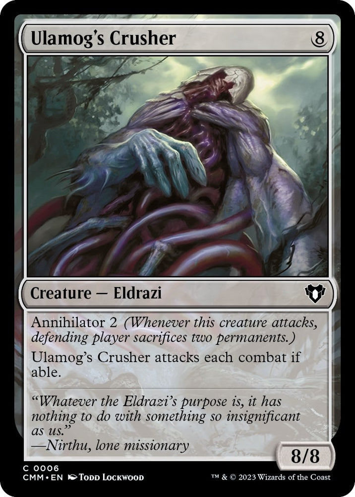 Image for Ulamog's Crusher (6) [Commander Masters]