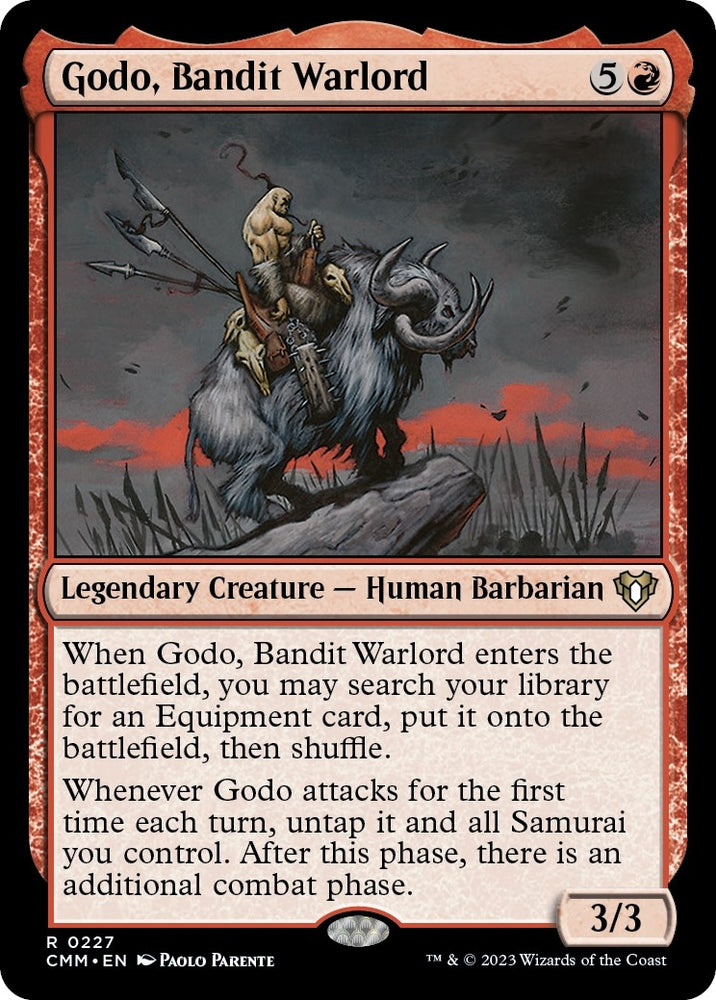 Image for Godo, Bandit Warlord (227) [Commander Masters]