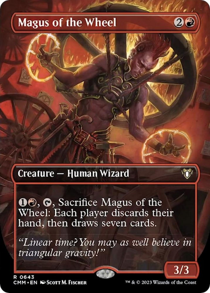 Image for Magus of the Wheel (Borderless) (643) [Commander Masters]