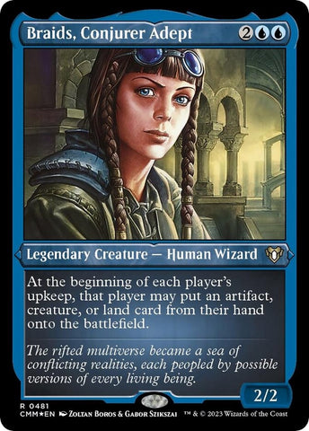 Image for Braids, Conjurer Adept (Foil Etched) (481) [Commander Masters]