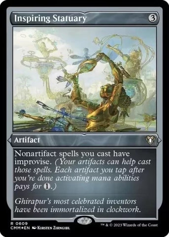 Image for Inspiring Statuary (Foil Etched) (609) [Commander Masters]